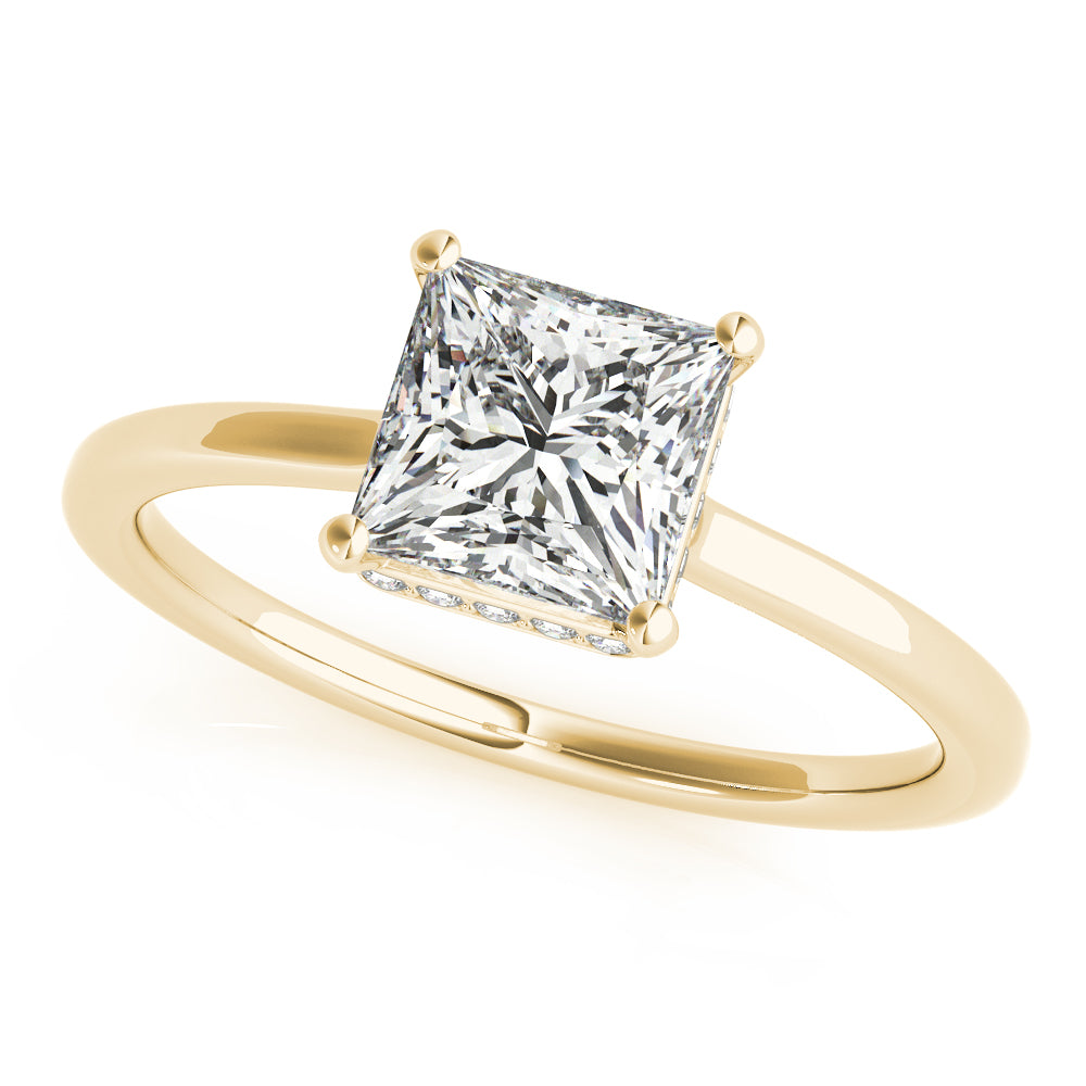 Square Engagement Ring M51139-E-7.5