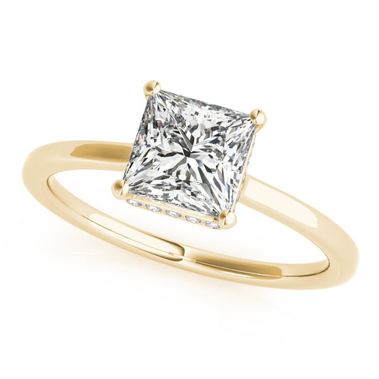 Square Engagement Ring M51139-E-7.5