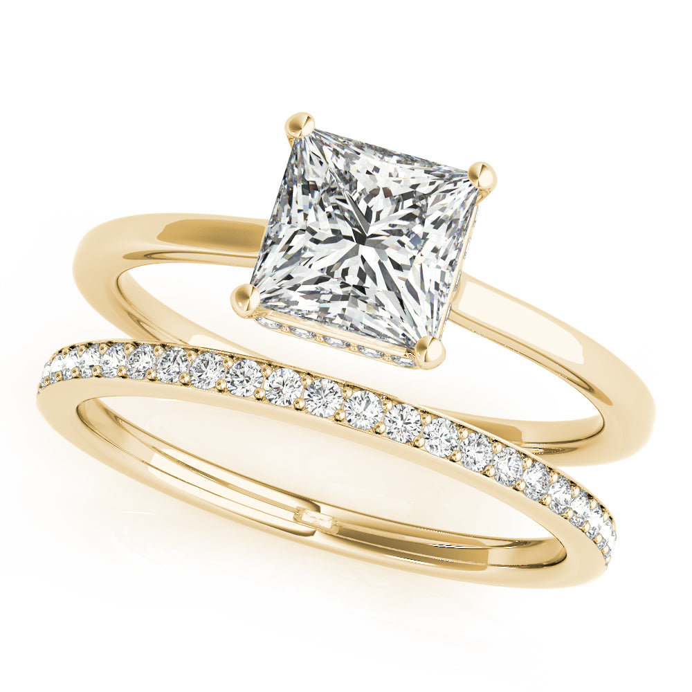 Square Engagement Ring M51139-E-7