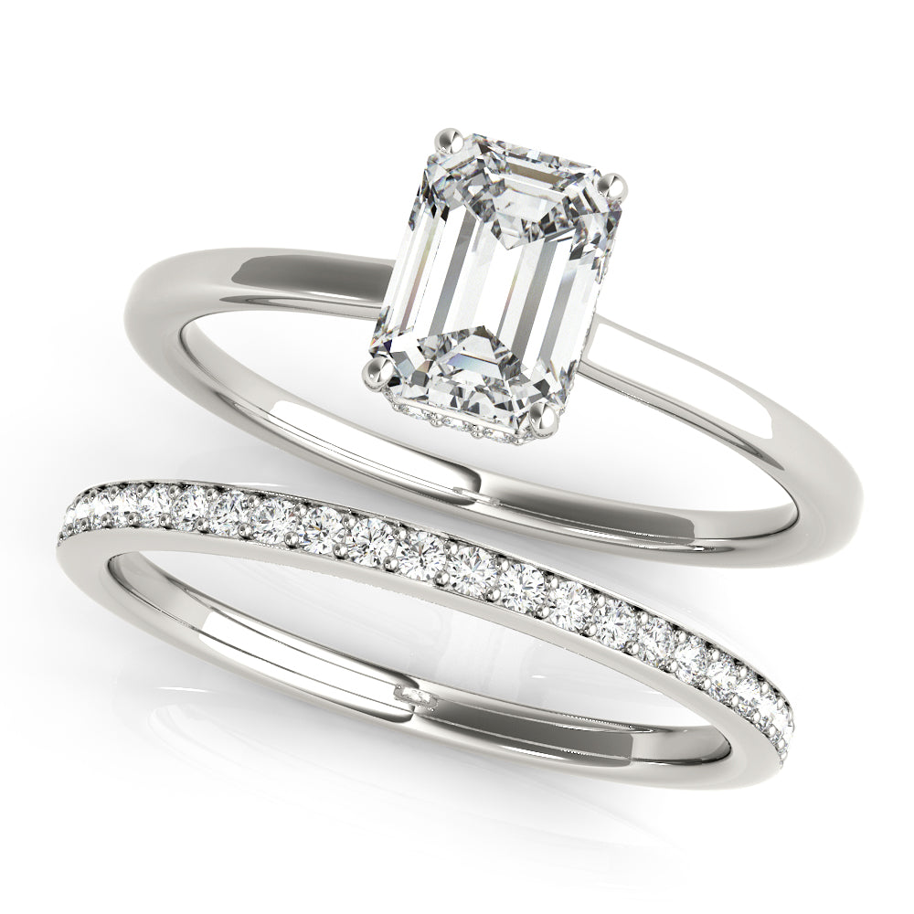 Emerald Cut Engagement Ring M51140-E-5X3