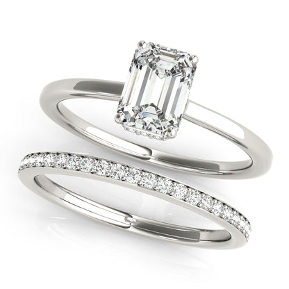 Emerald Cut Engagement Ring M51140-E-5X3