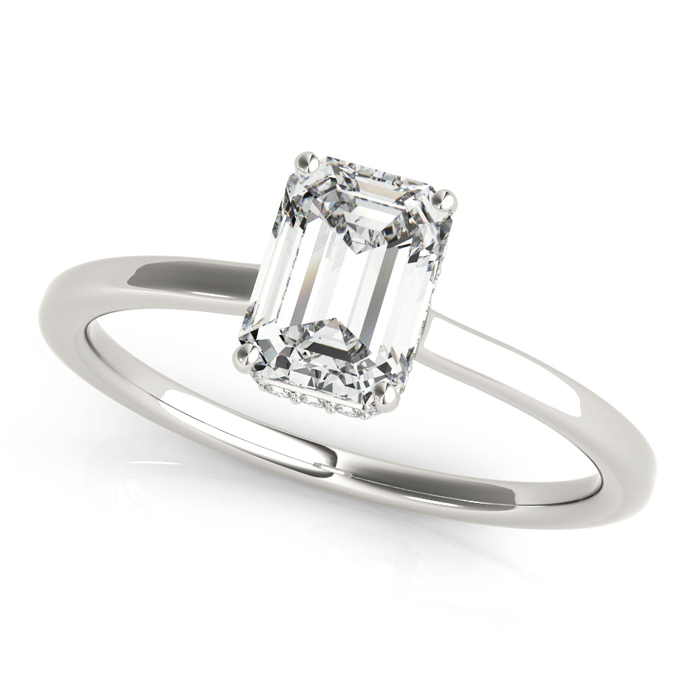 Emerald Cut Engagement Ring M51140-E-9X7