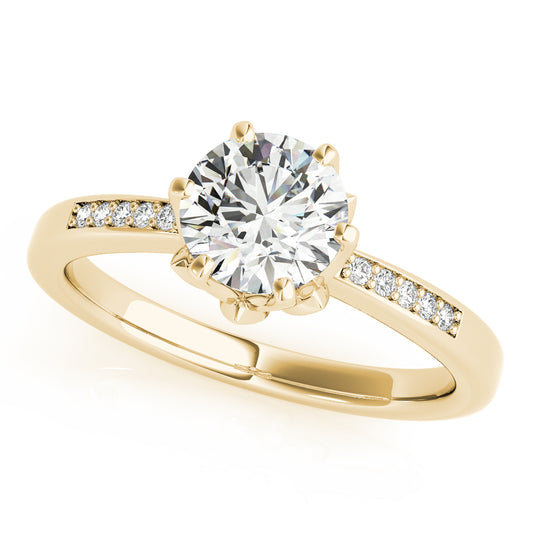 Round Engagement Ring M51142-E-1