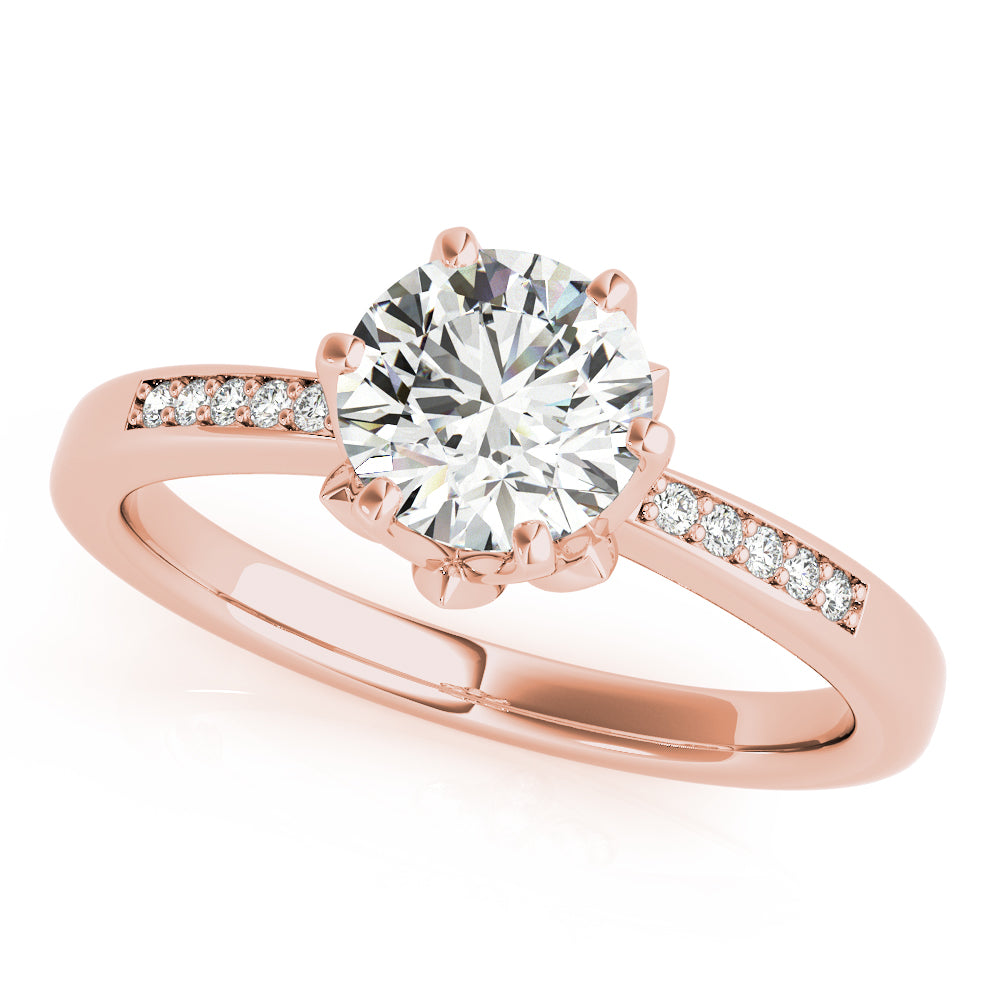 Round Engagement Ring M51142-E-1