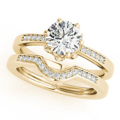 Round Engagement Ring M51142-E-1
