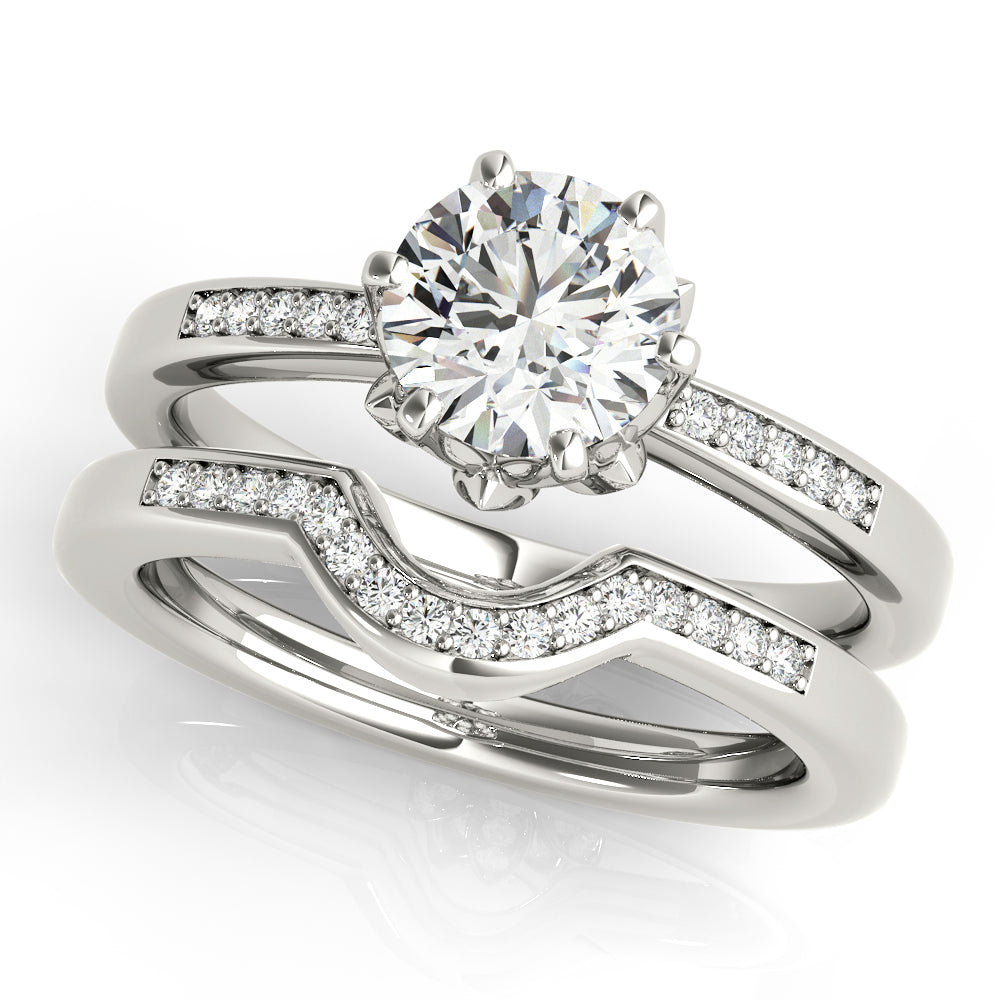 Round Engagement Ring M51142-E-11/2