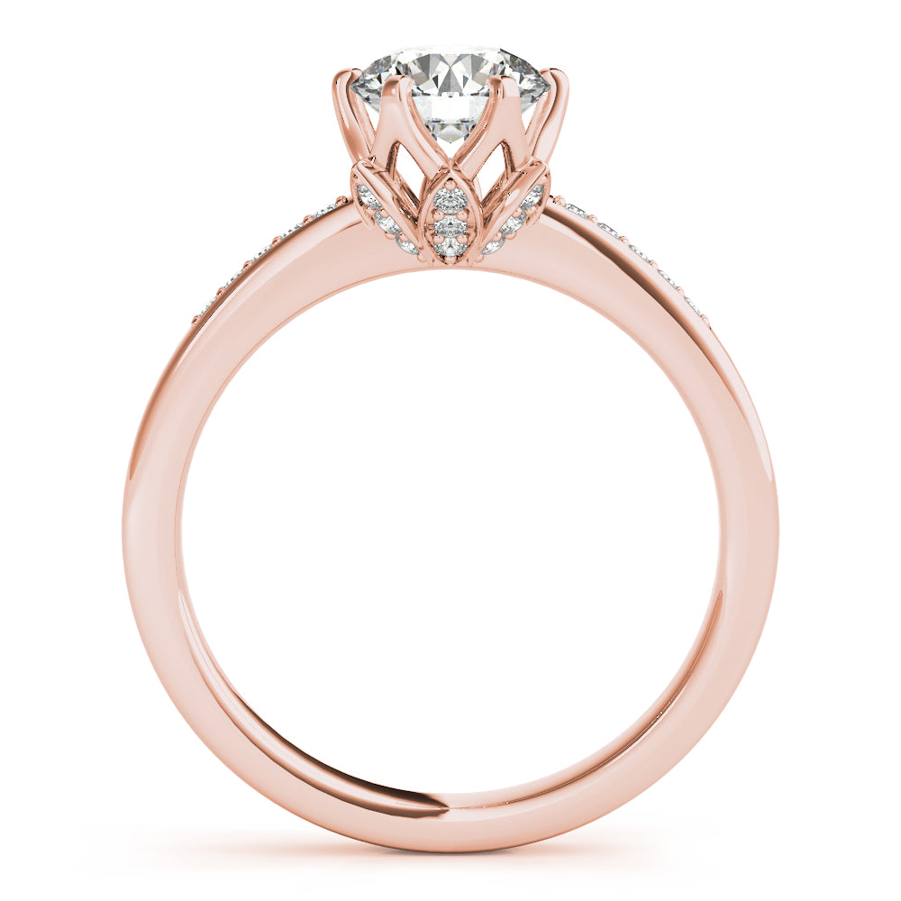 Round Engagement Ring M51142-E-1/2