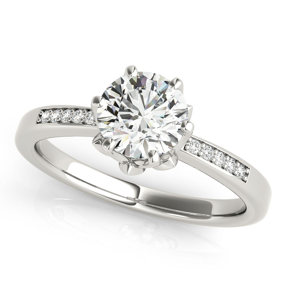 Round Engagement Ring M51142-E-11/2