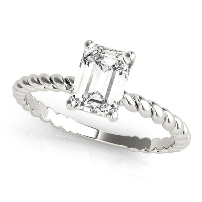 Emerald Cut Engagement Ring M51143-E-9X7