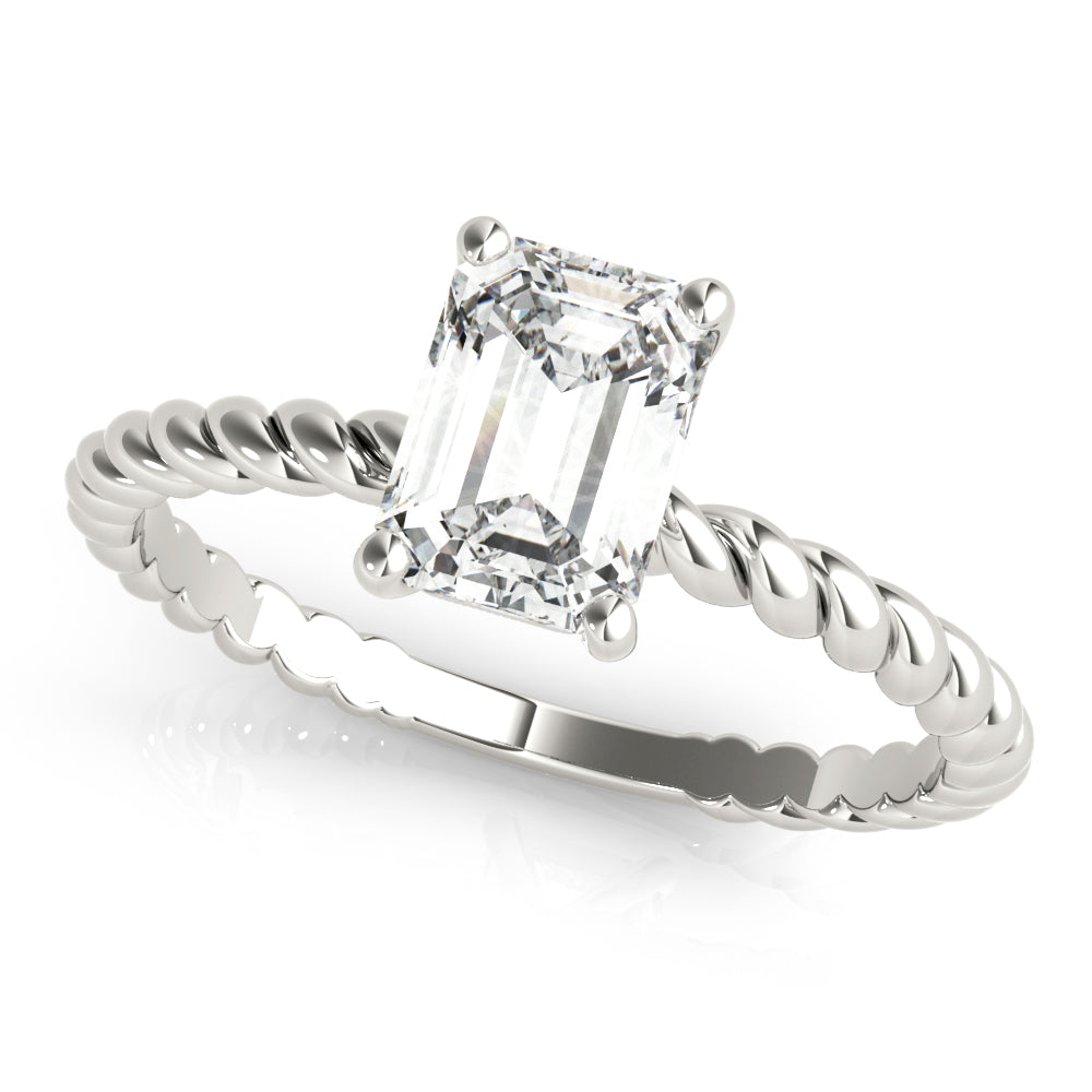 Emerald Cut Engagement Ring M51143-E-6X4