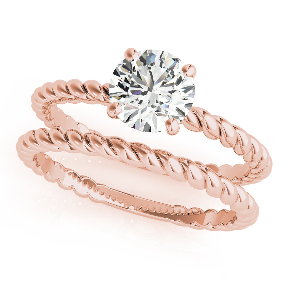 Round Engagement Ring M51144-E-3/4