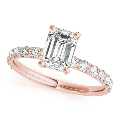 Emerald Cut Engagement Ring M51149-E-6X4