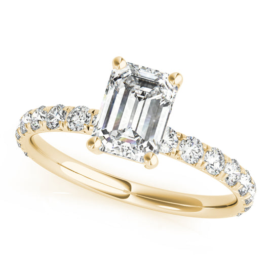 Emerald Cut Engagement Ring M51149-E-7X5