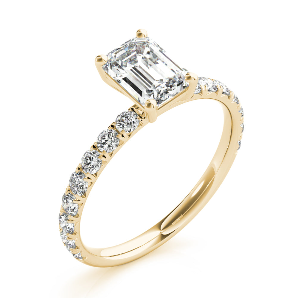 Emerald Cut Engagement Ring M51149-E-8X6