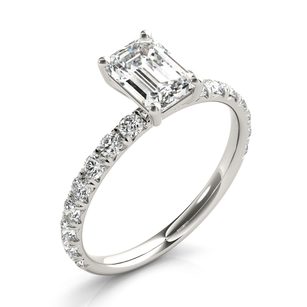 Emerald Cut Engagement Ring M51149-E-9X7