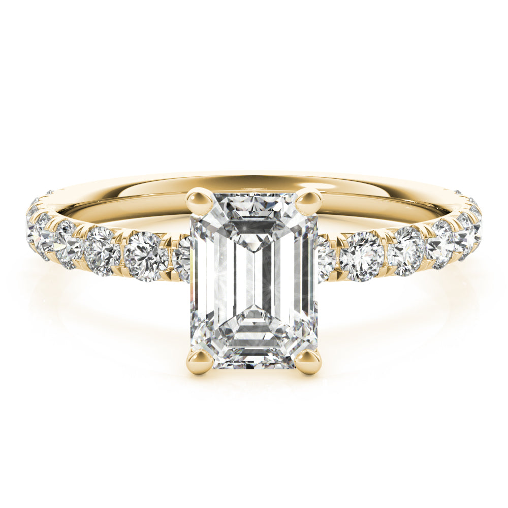 Emerald Cut Engagement Ring M51149-E-6X4