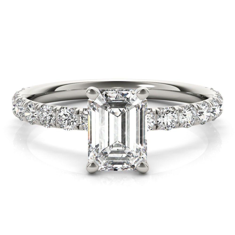 Emerald Cut Engagement Ring M51149-E-7X5