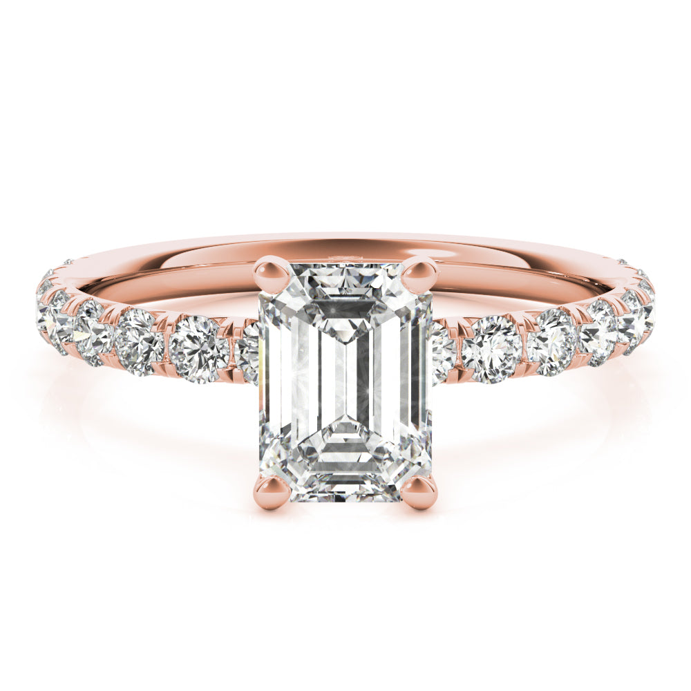 Emerald Cut Engagement Ring M51149-E-6X4