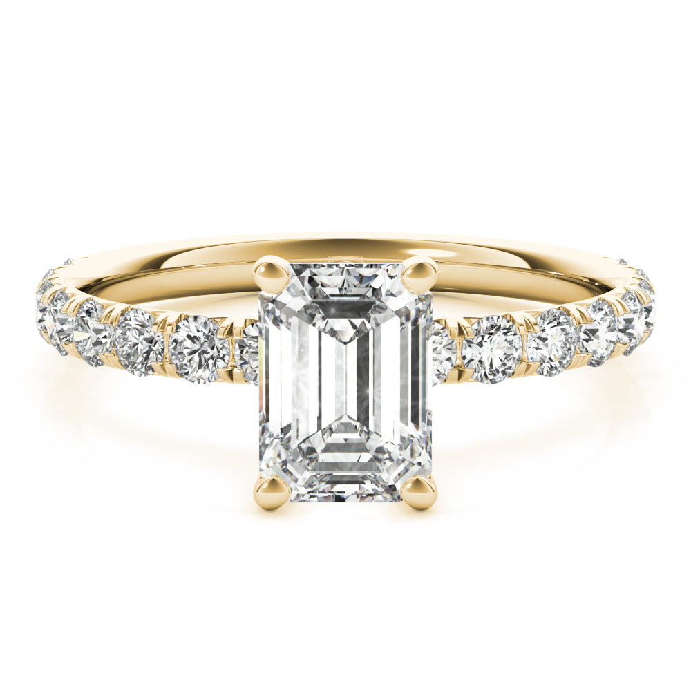 Emerald Cut Engagement Ring M51149-E-6X4