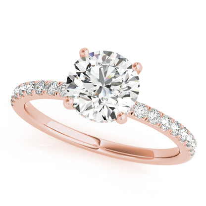 Round Engagement Ring M51160-E-3/4