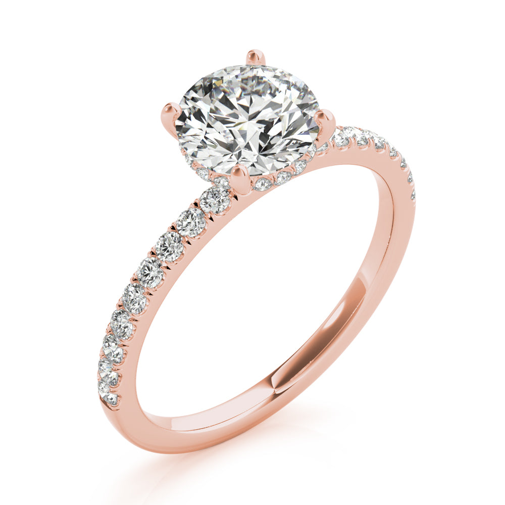 Round Engagement Ring M51160-E-1/4