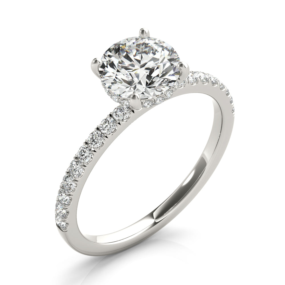 Round Engagement Ring M51160-E-1/4