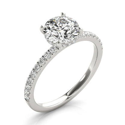 Round Engagement Ring M51160-E-1/4