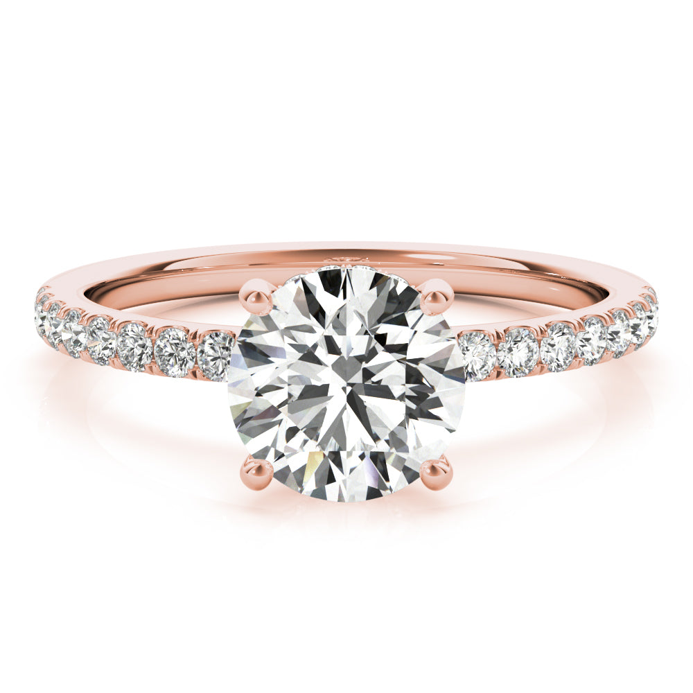 Round Engagement Ring M51160-E-2