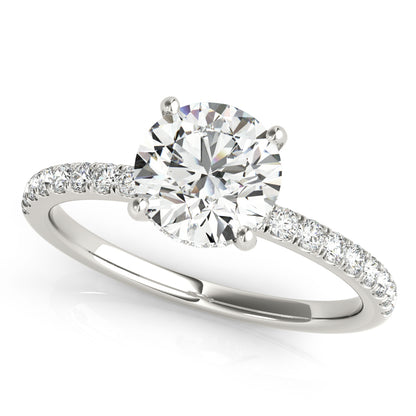 Round Engagement Ring M51160-E-1/2