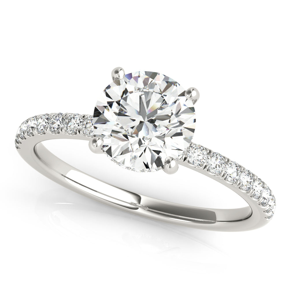 Round Engagement Ring M51160-E-11/2