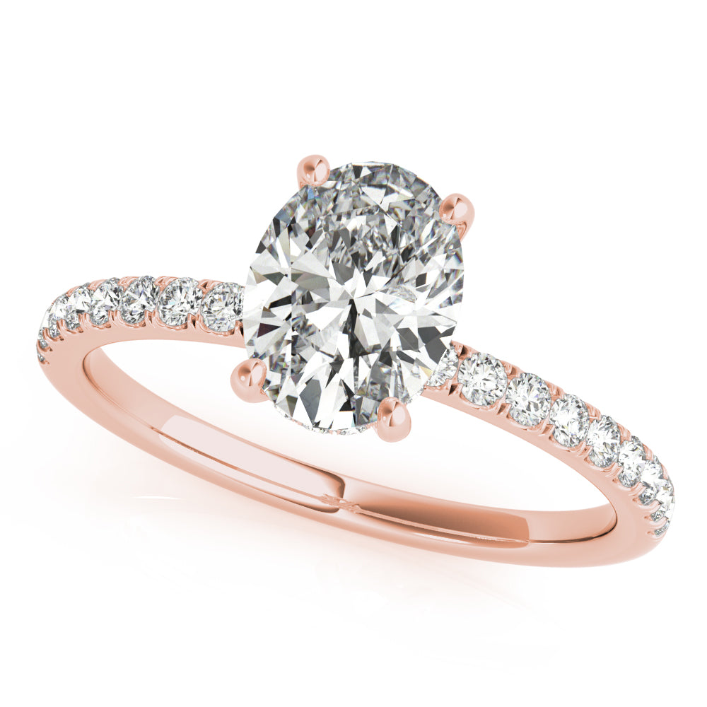 Oval Engagement Ring M51162-E-7.5X5.5