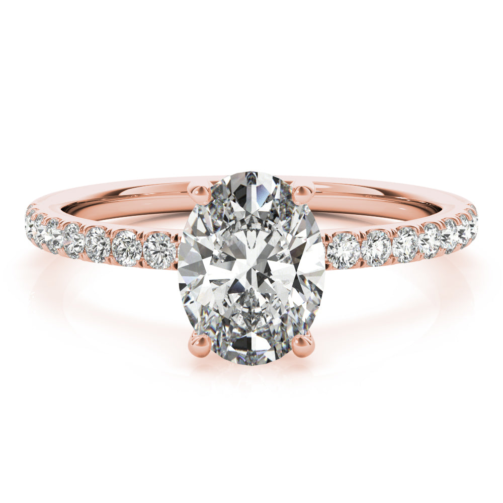Oval Engagement Ring M51162-E-7.5X5.5