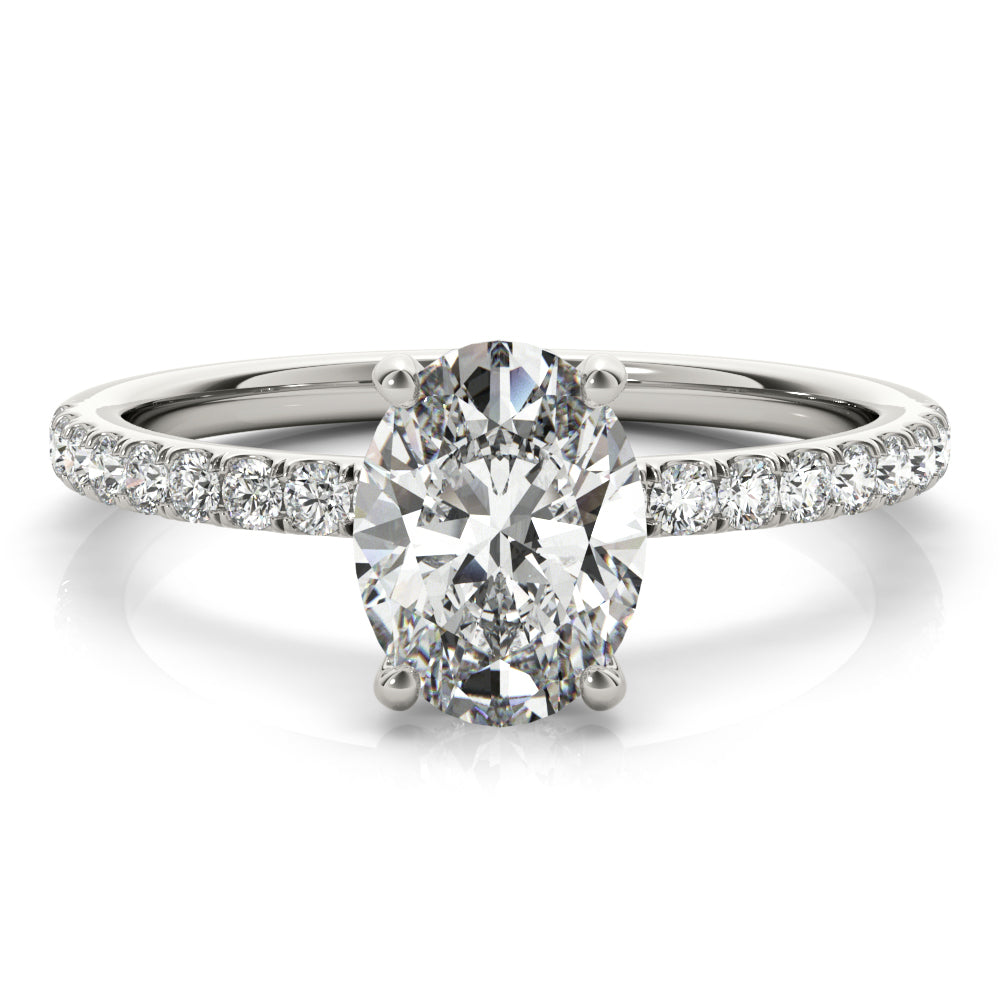 Oval Engagement Ring M51162-E-7.5X5.5