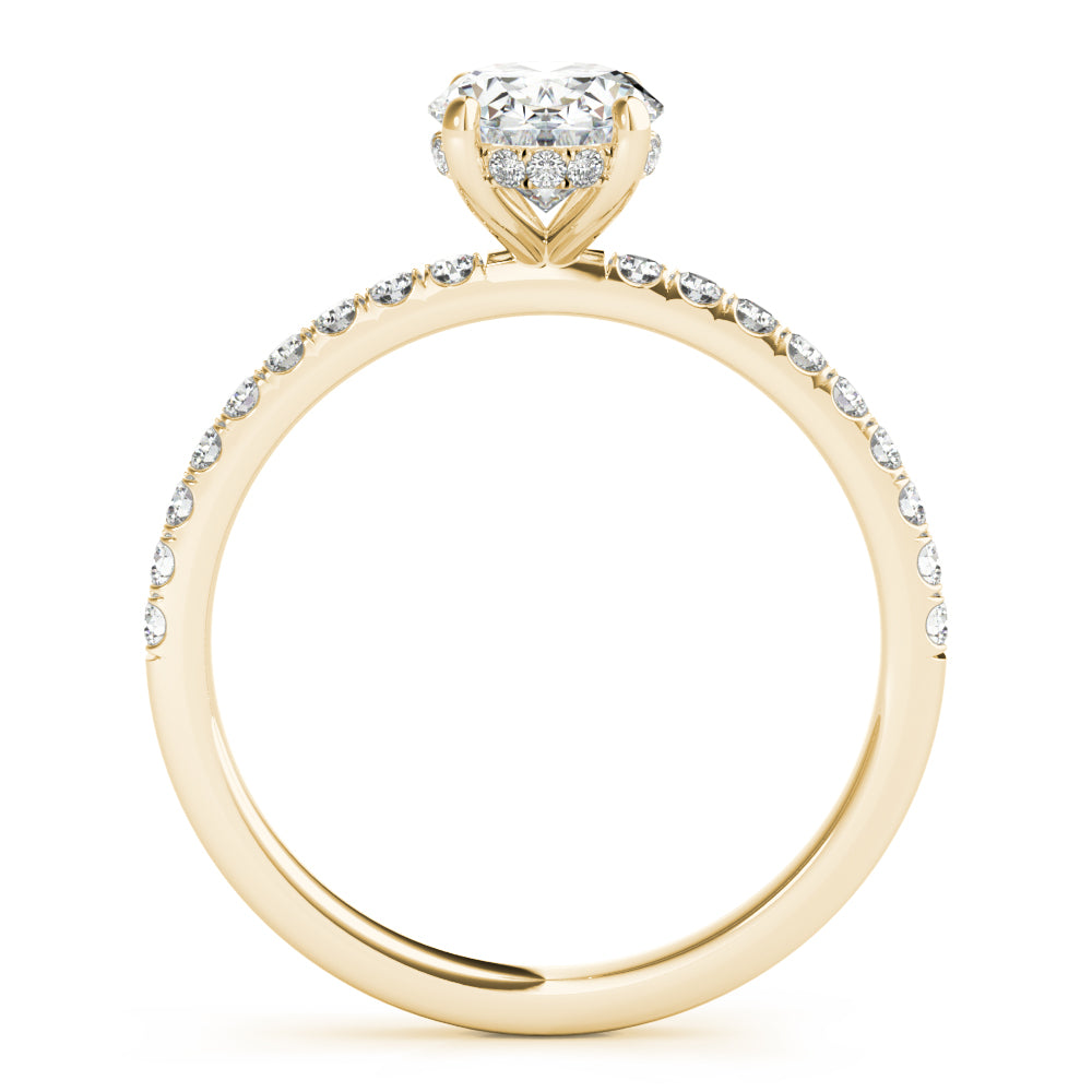 Oval Engagement Ring M51162-E-7.5X5.5