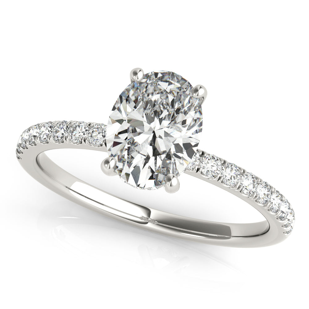 Oval Engagement Ring M51162-E-8X6