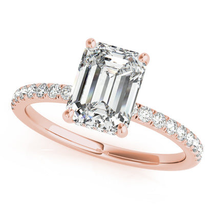 Emerald Cut Engagement Ring M51163-E-7X5