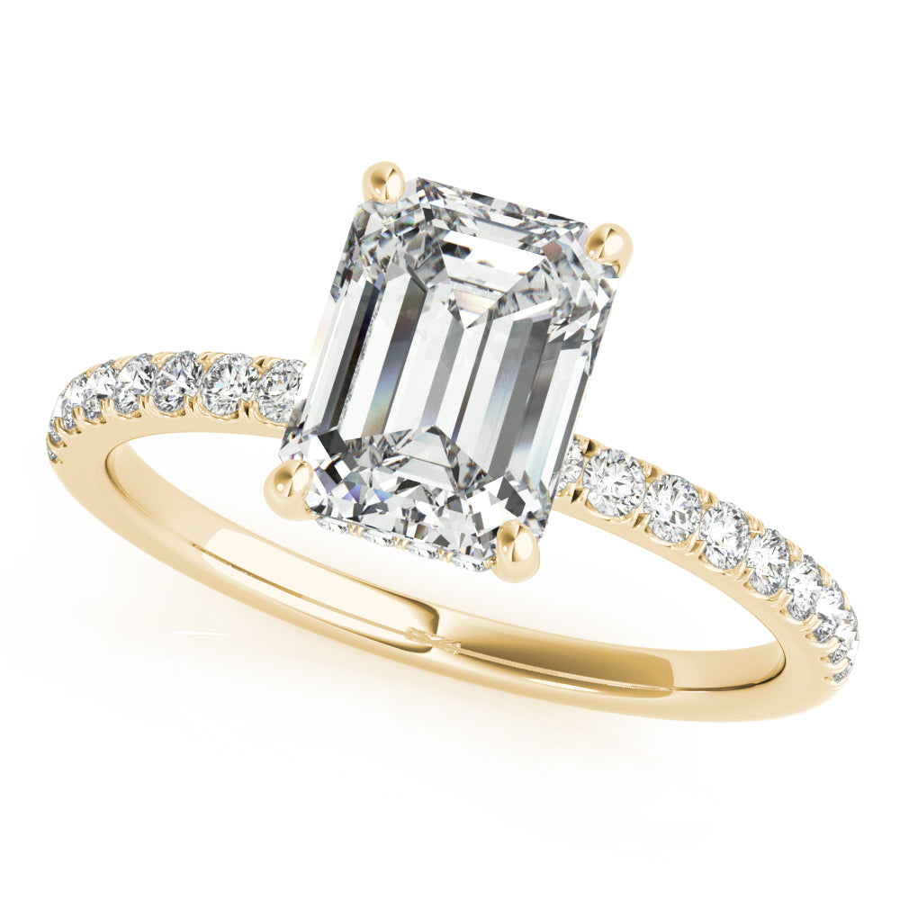Emerald Cut Engagement Ring M51163-E-7X5