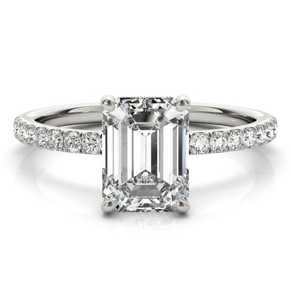 Emerald Cut Engagement Ring M51163-E-7X5