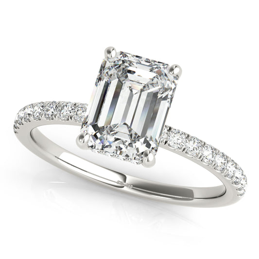 Emerald Cut Engagement Ring M51163-E-7X5