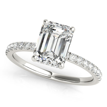 Emerald Cut Engagement Ring M51163-E-8X6