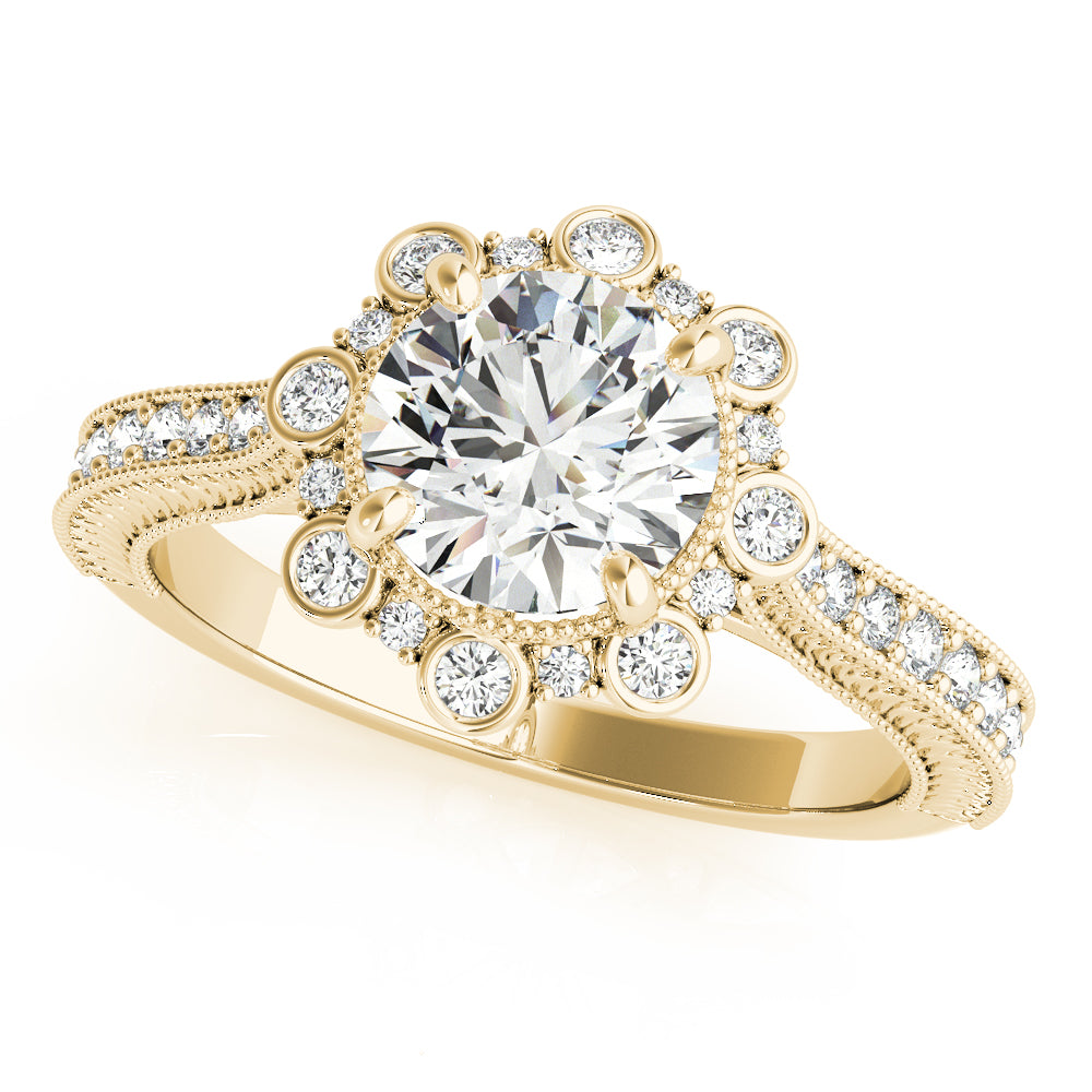 Round Engagement Ring M51164-E-11/4