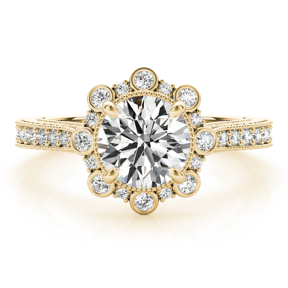 Round Engagement Ring M51164-E-1