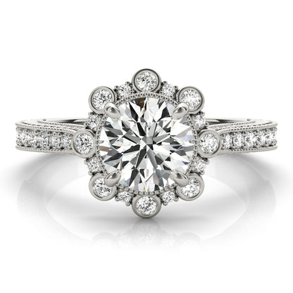 Round Engagement Ring M51164-E-2