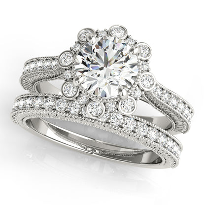 Round Engagement Ring M51164-E-11/4