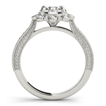 Round Engagement Ring M51164-E-11/2