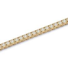 Load image into Gallery viewer, Illusion Set Diamond Tennis Bracelet
