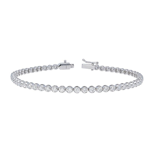 Diamond Bezel Tennis Bracelet