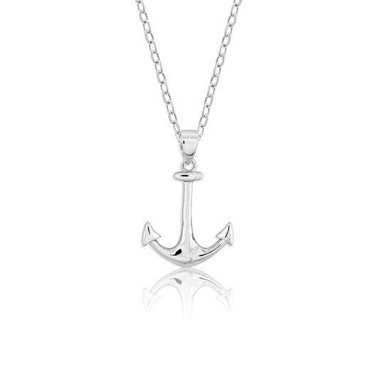 Sterling Silver Anchor Pendant
