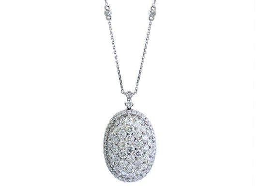 EFFY 14K WHITE GOLD ,DIAMOND PENDANT