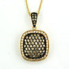 Load image into Gallery viewer, EFFY 14K YELLOW GOLD DIAMOND,ESPRESSO DIAMOND, PENDANT
